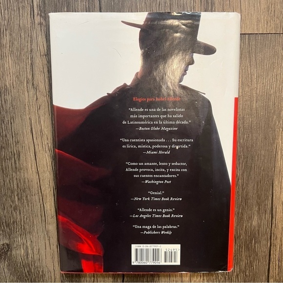 Zorro By Isabel Allende Hardcover Spanish Novel. - Picture 4 of 7